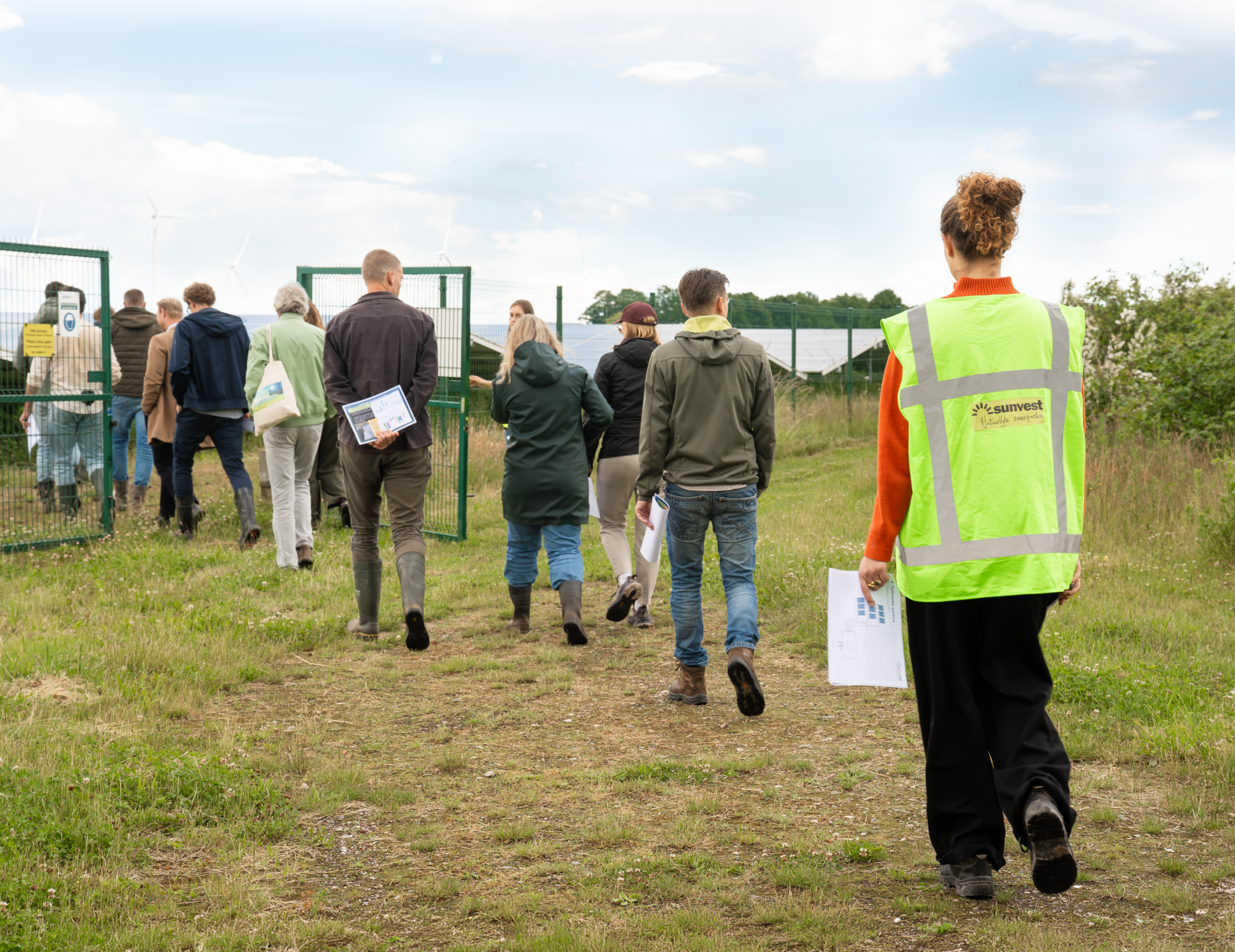 Leren in het veld op Zonnepark Duurkenakker