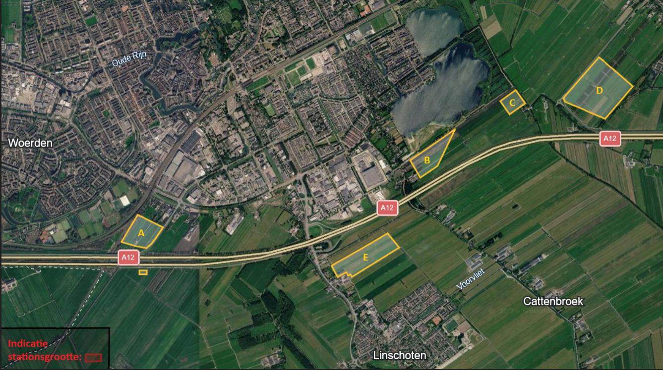 Nieuwe Zoeklocaties Hoogspanningsstation Stedin in Woerden en Linschoten